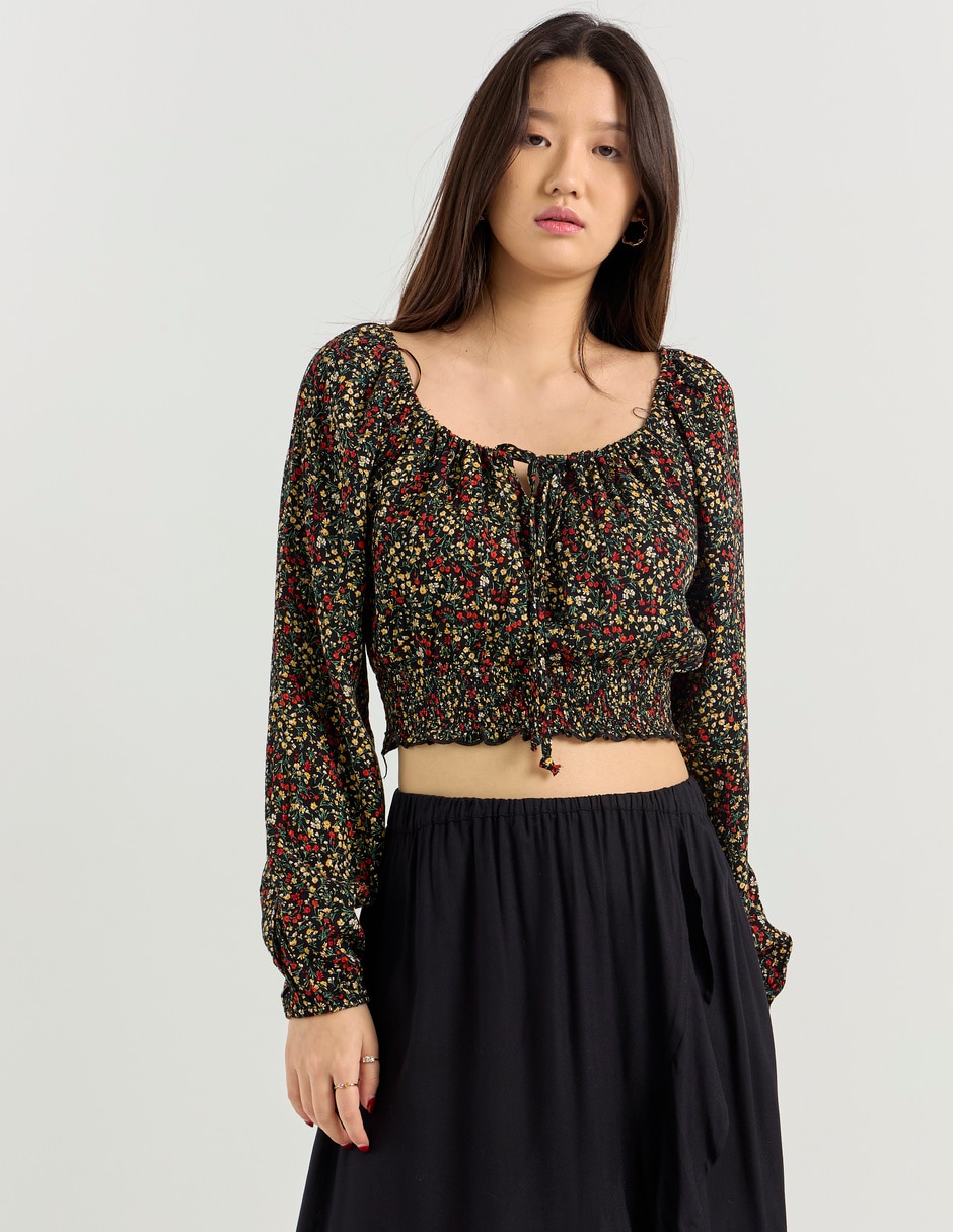 Blusa manga larga para mujer 1