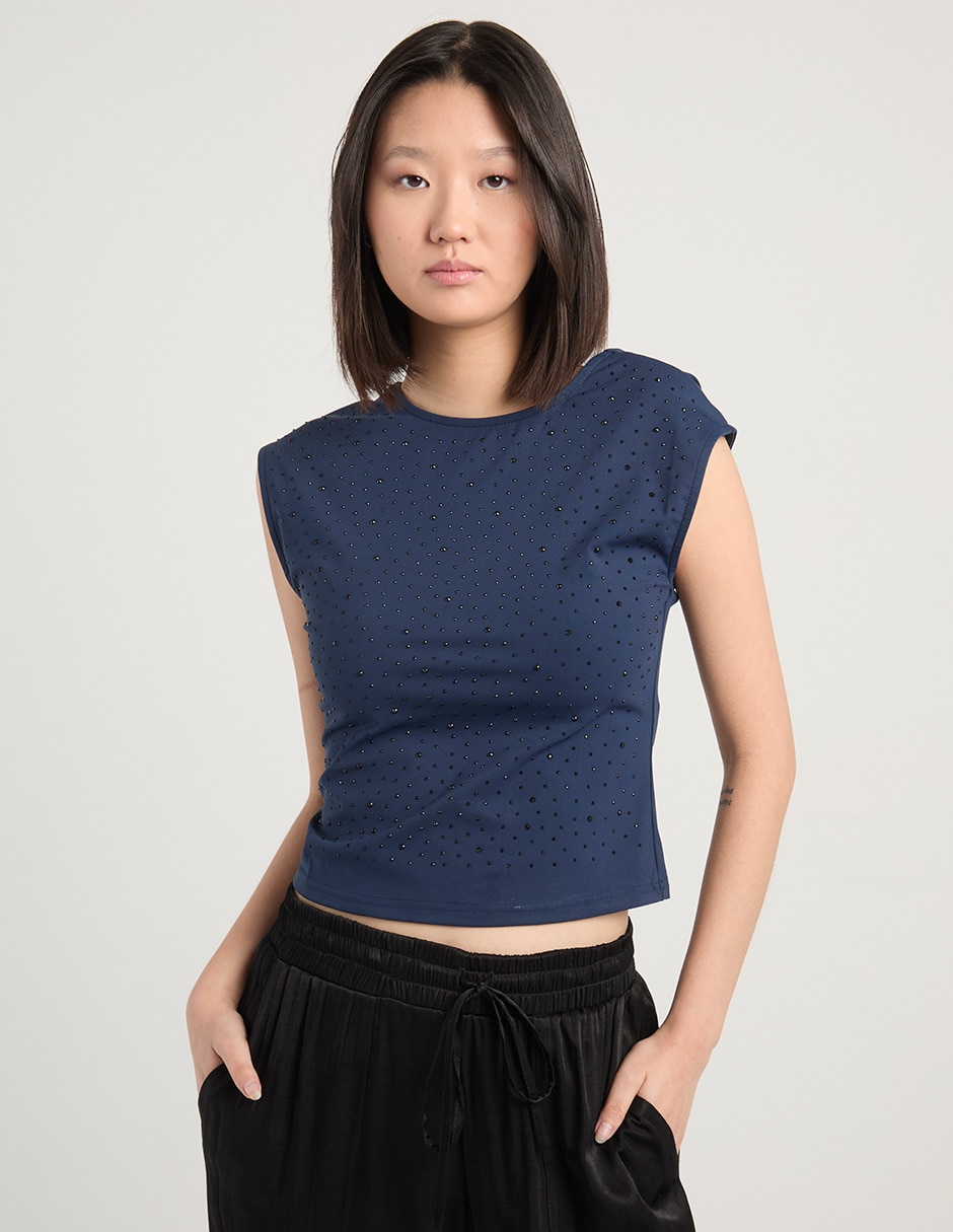 Blusa manga corta para mujer 1