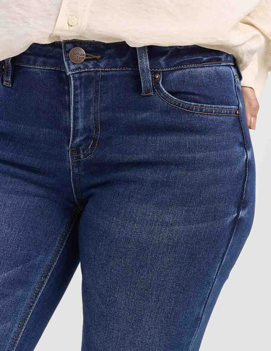 Jeans relaxed flare para mujer 9