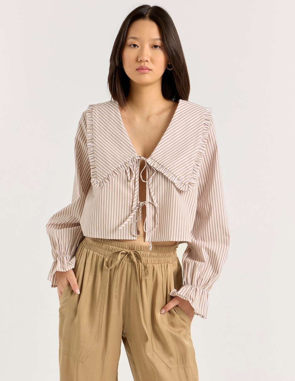 Blusa manga larga para mujer 1