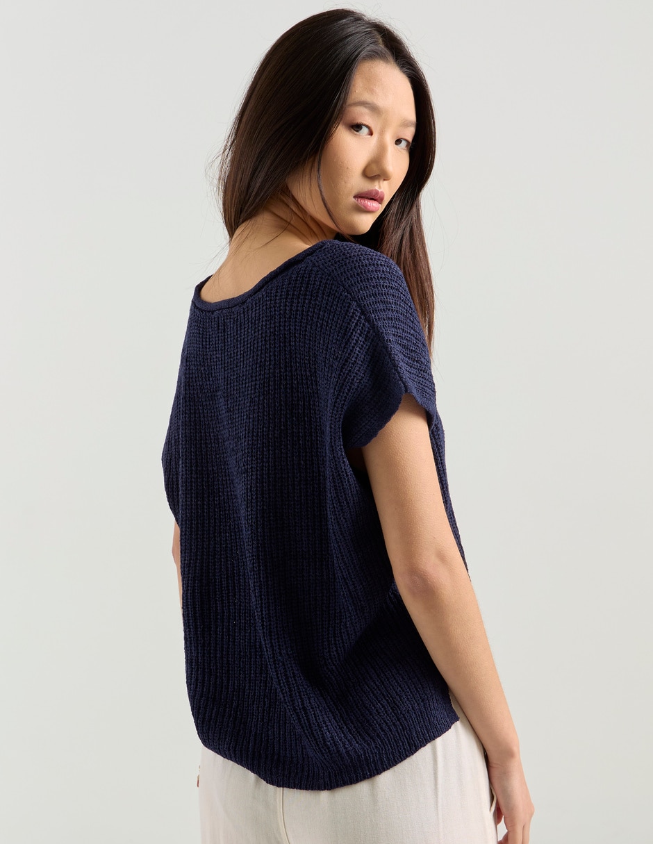 Blusa manga corta para mujer 5
