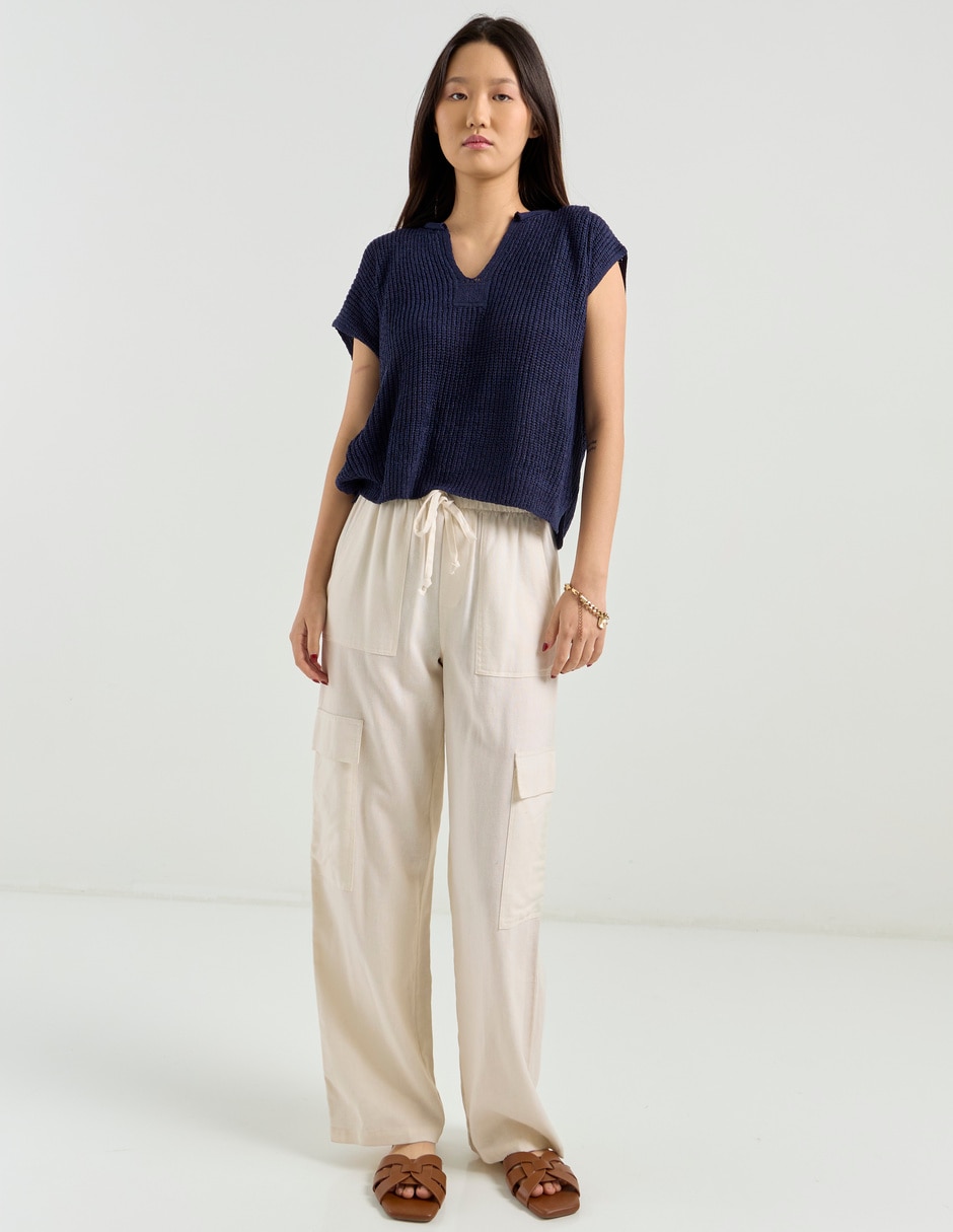 Blusa manga corta para mujer 6