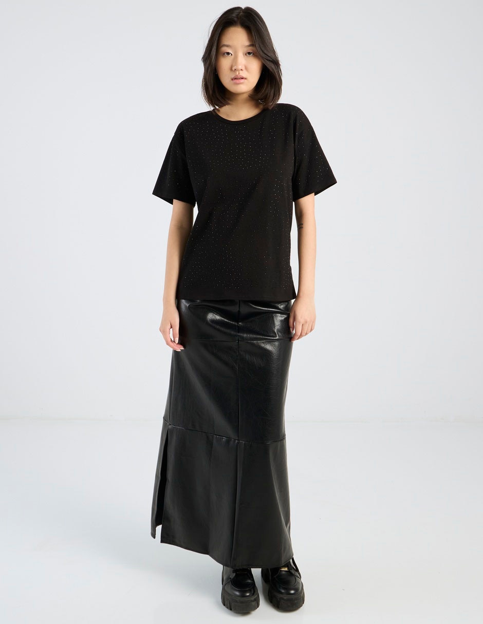 Blusa manga corta para mujer 8