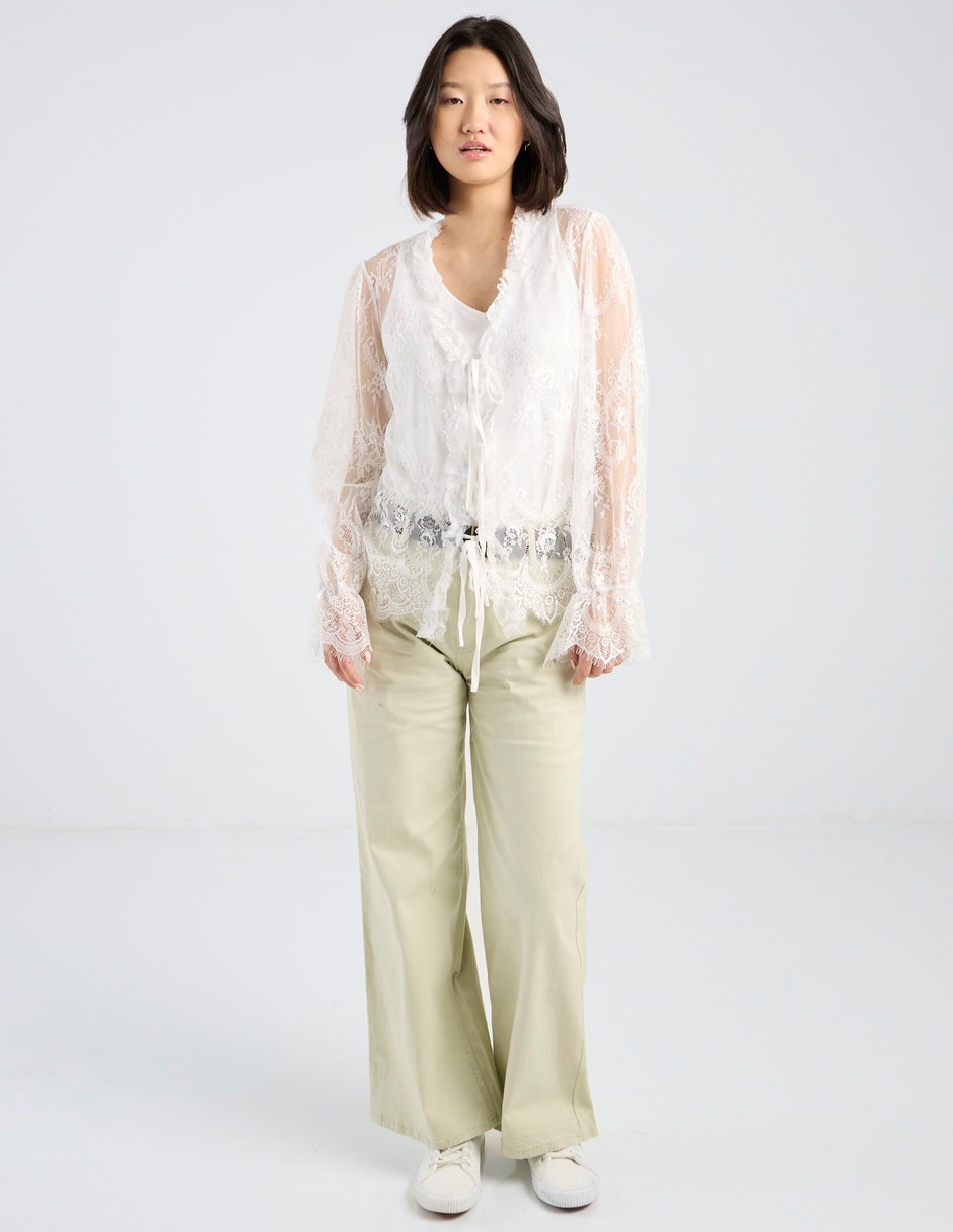 Pantalón straight para mujer 4