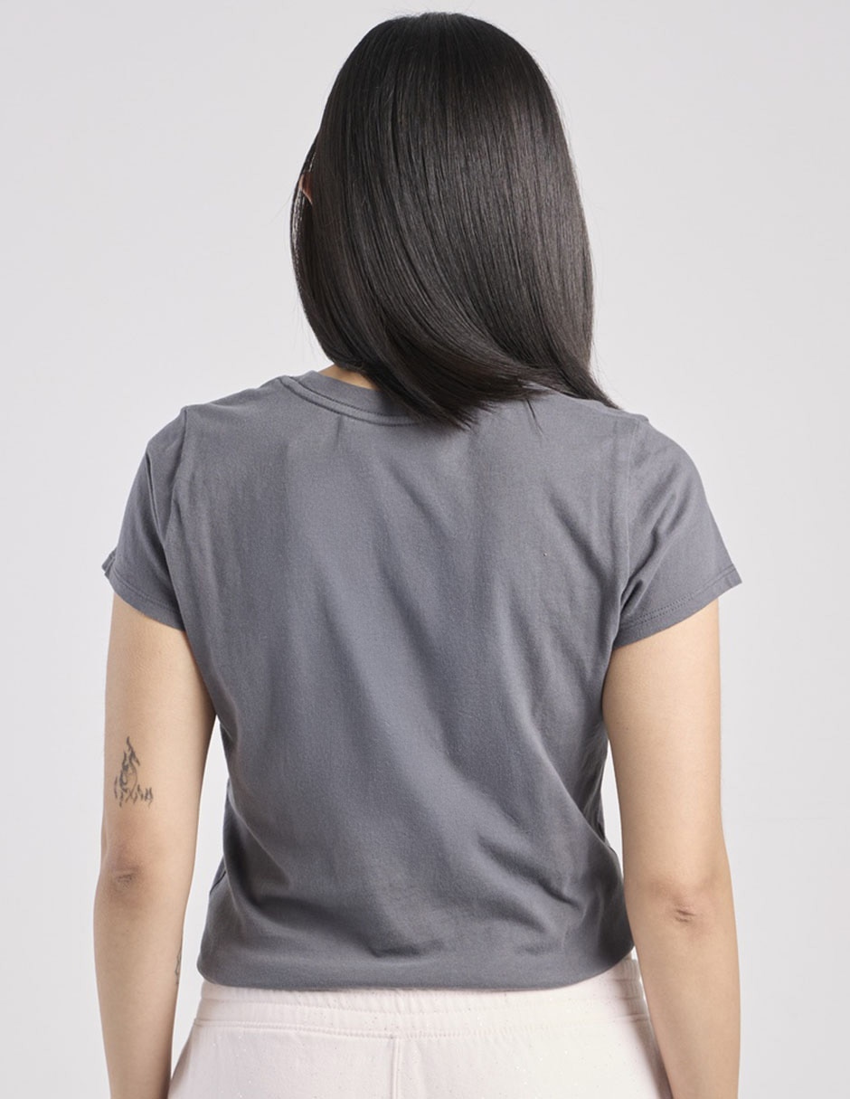 Playera manga corta cuello redondo mujer 5