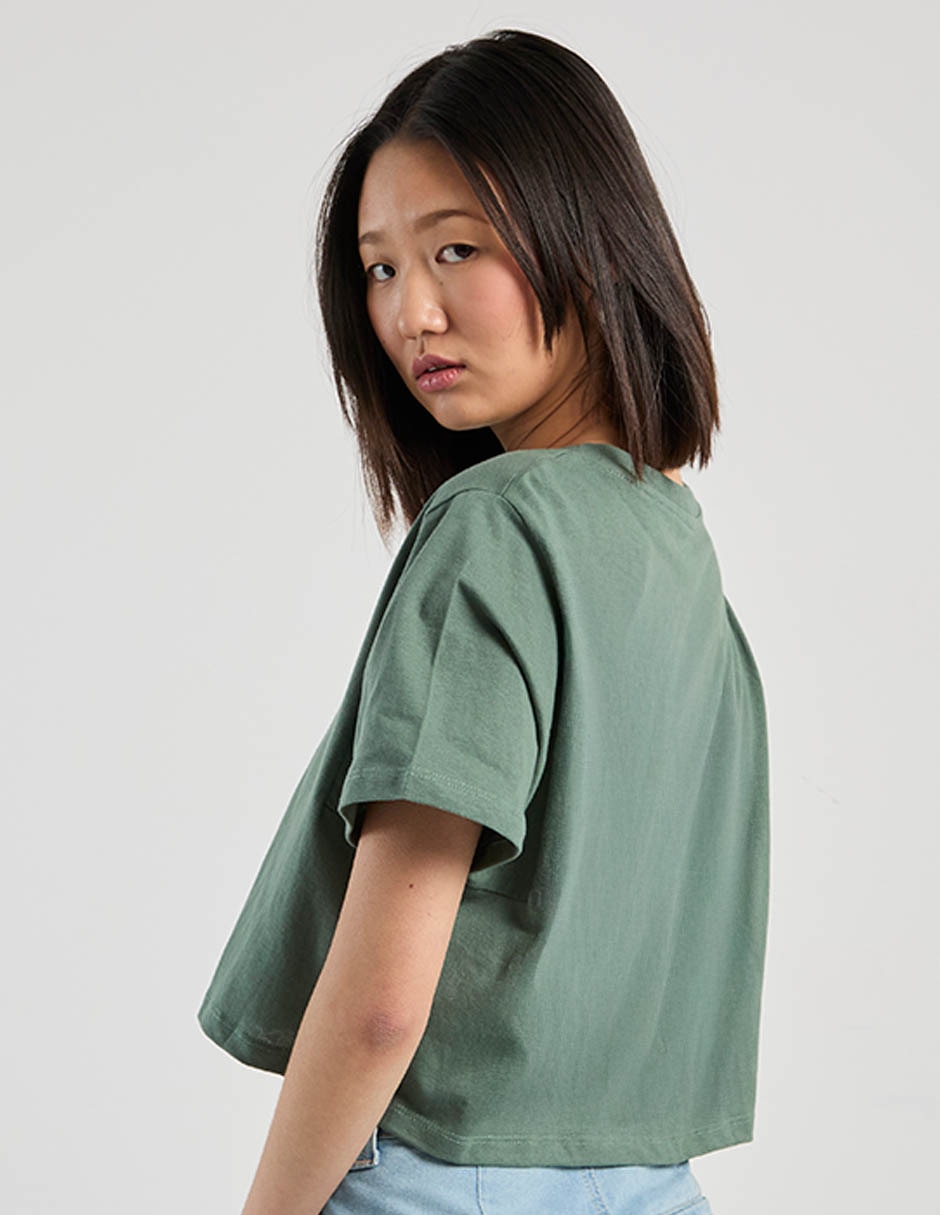 Playera manga corta cuello redondo mujer 6