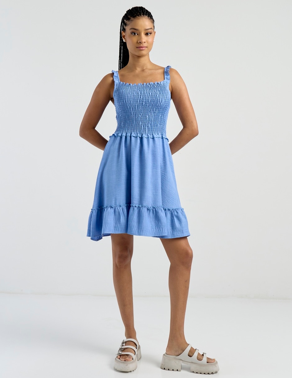 Vestido corto casual para mujer 8