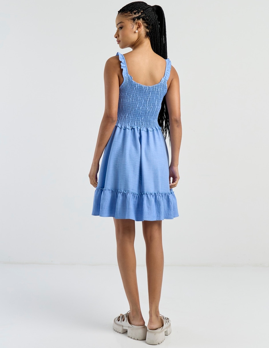 Vestido corto casual para mujer 11