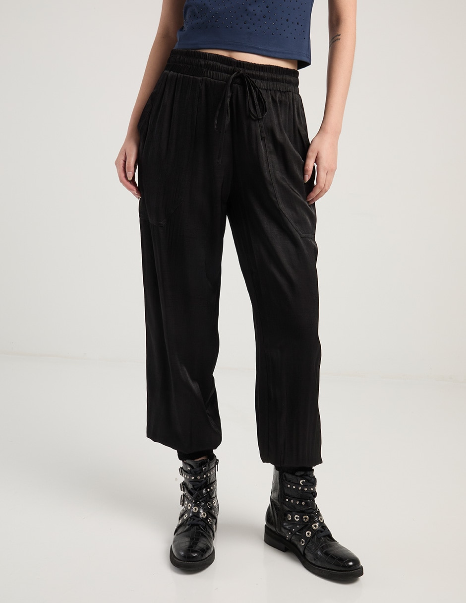 Pantalón jogger straight para mujer 1
