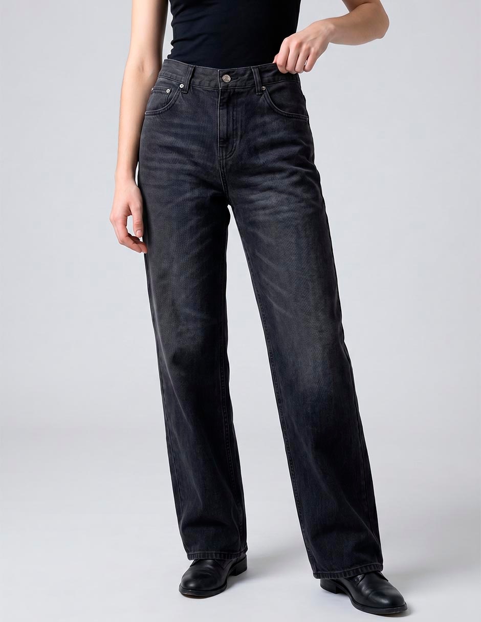 Jeans/Jegging/Jeans Jogger Regular Relajado Jean Japan Metal Corte Cintura Para Mujer