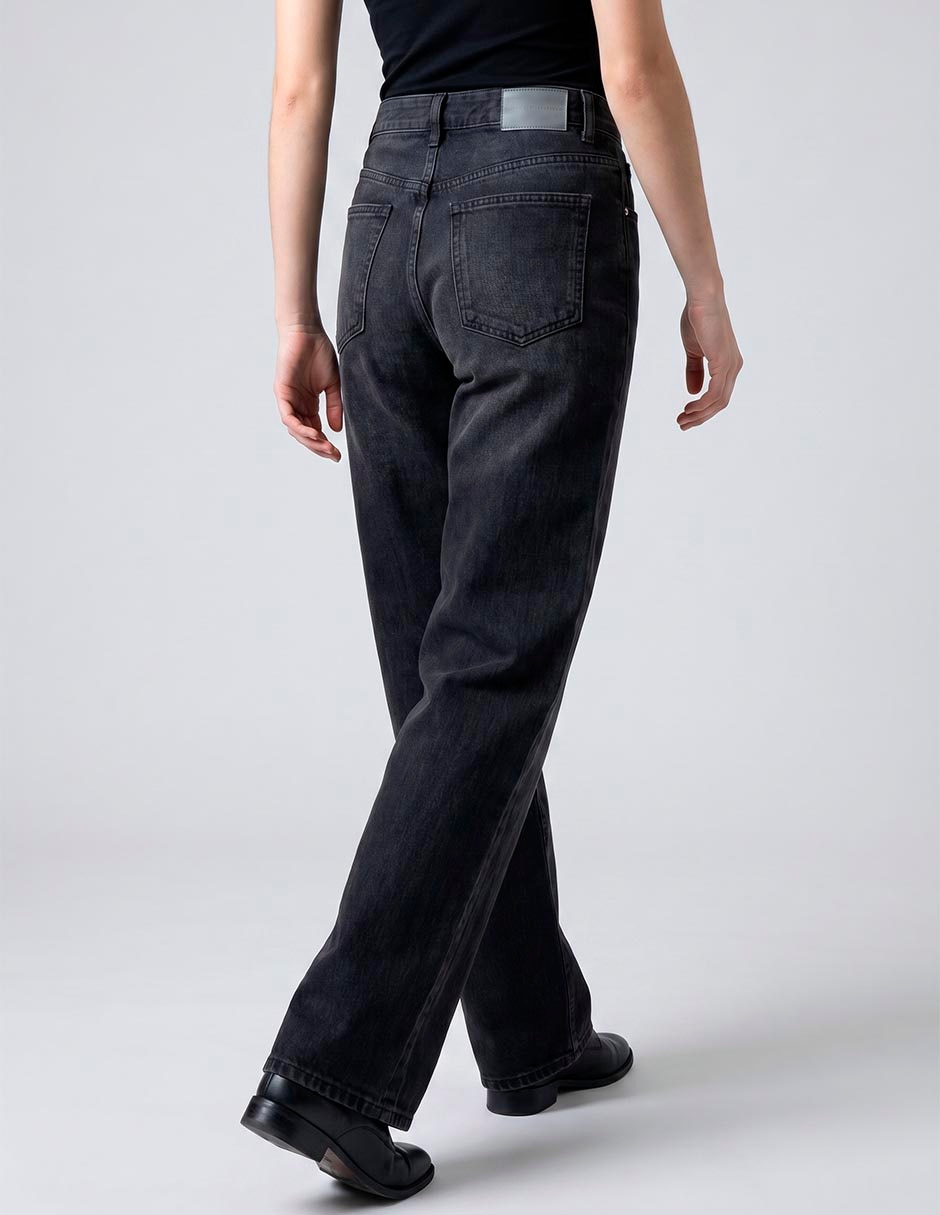 Jeans/Jegging/Jeans Jogger Regular Relajado Jean Japan Metal Corte Cintura Para Mujer 2