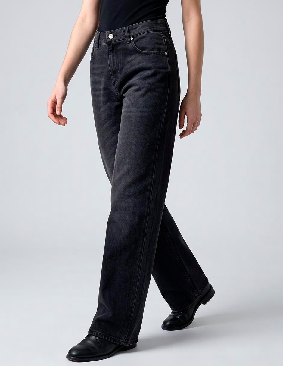 Jeans/Jegging/Jeans Jogger Regular Relajado Jean Japan Metal Corte Cintura Para Mujer 4