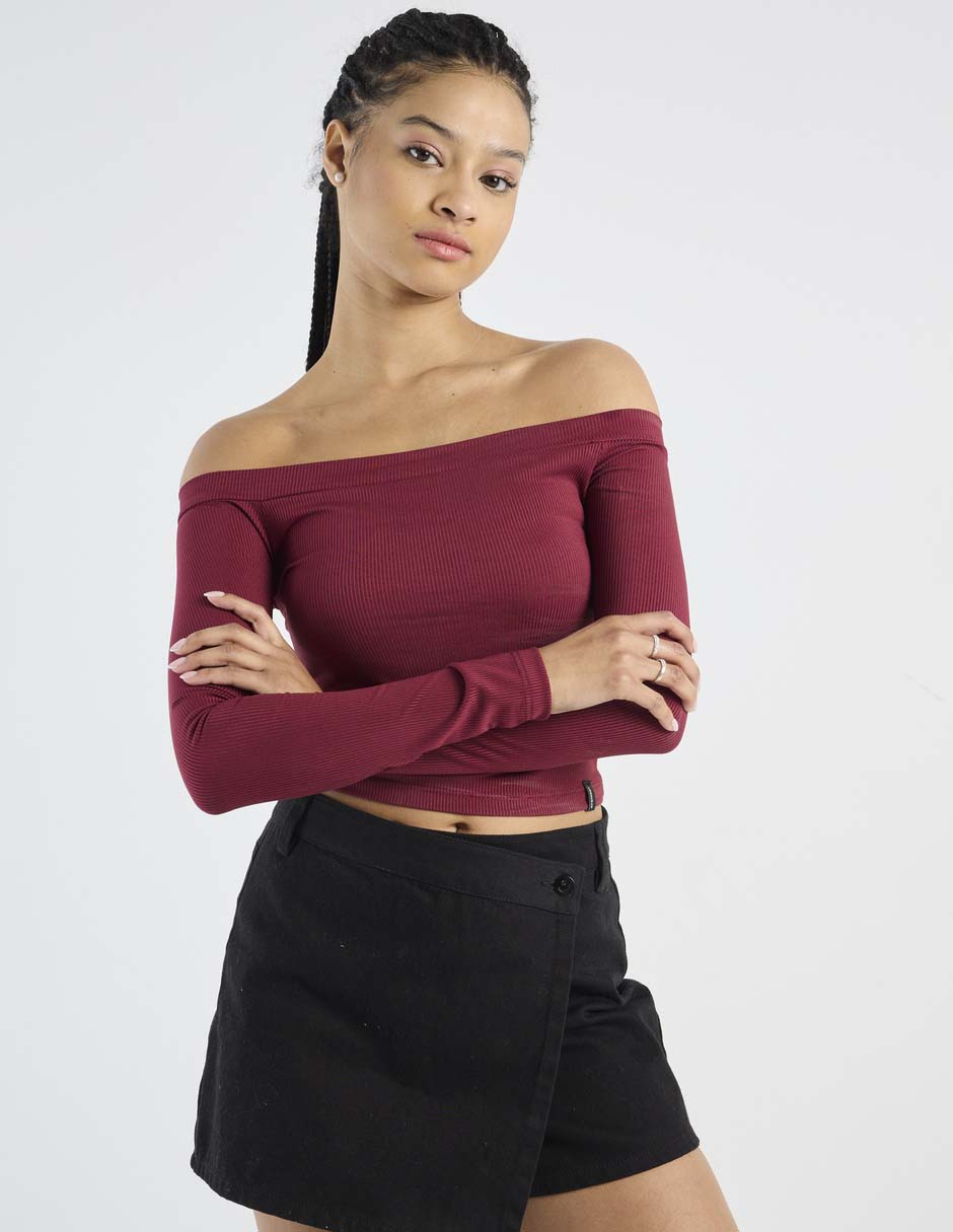Playera manga larga 47St para mujer