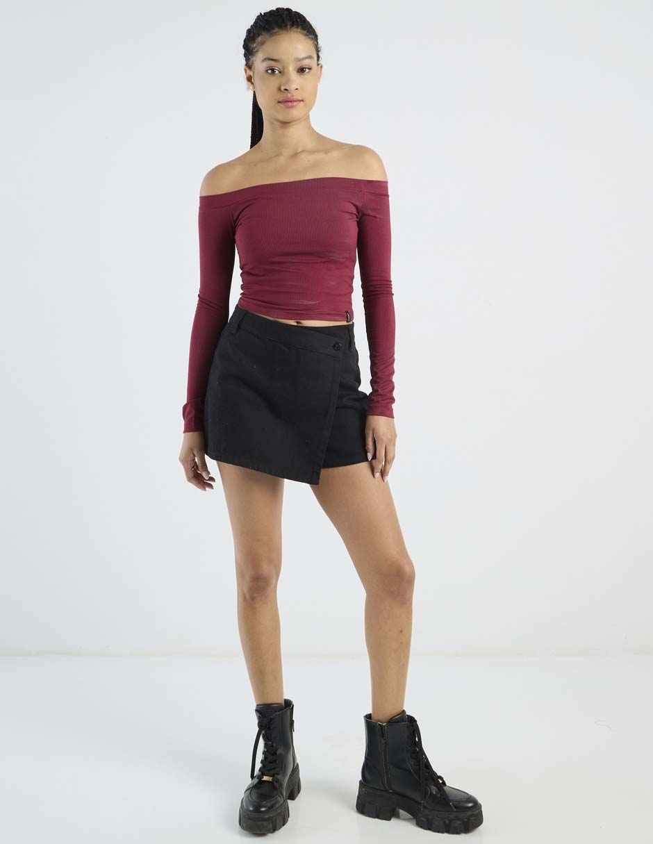Playera manga larga 47St para mujer