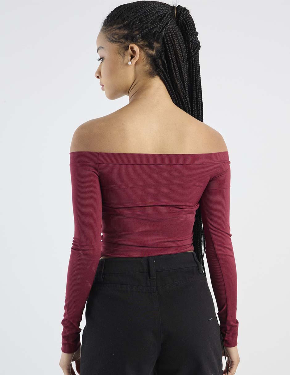 Playera manga larga 47St para mujer