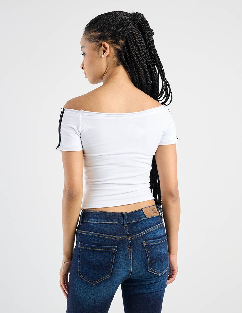 Playera manga corta para mujer 6