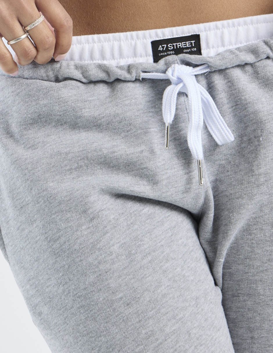 Pants regular con jareta para mujer 4