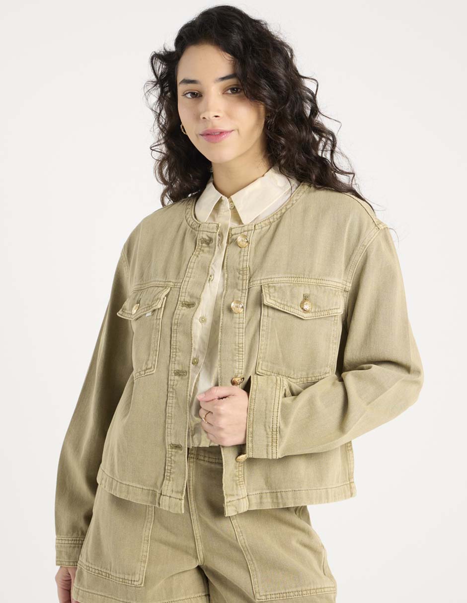 Chamarra denim para mujer 1