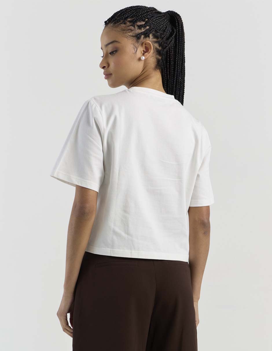 Playera manga corta That's It cuello redondo para mujer