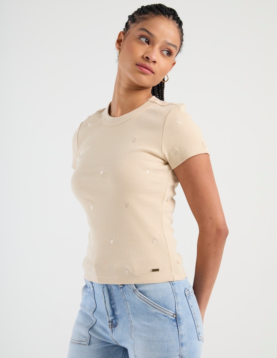 Playera manga corta That's It cuello redondo para mujer
