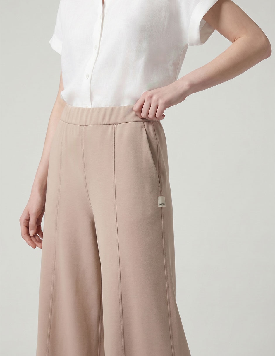 Pants amplio con elástico para mujer 3