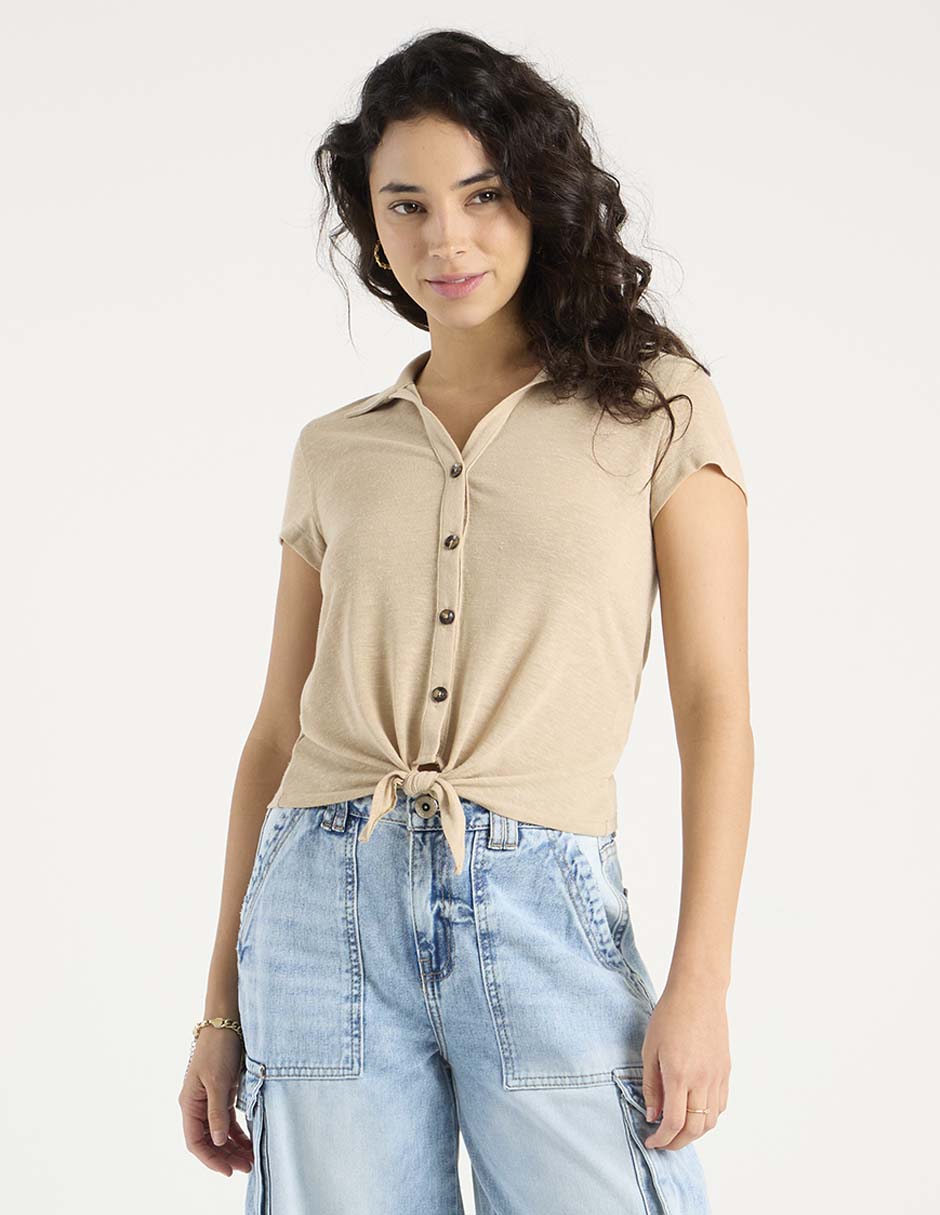 Blusa manga corta para mujer 1