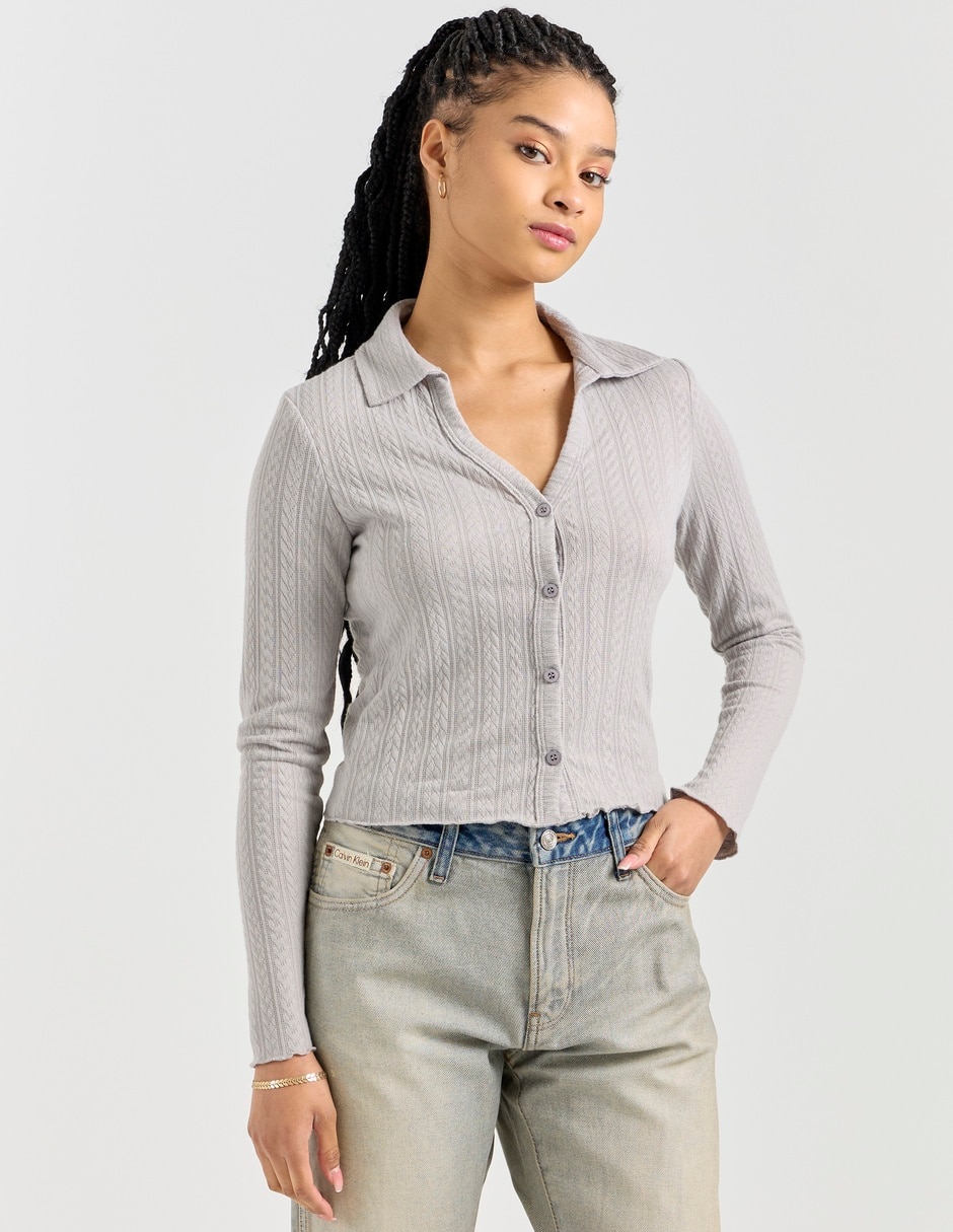 Blusa manga larga para mujer 1