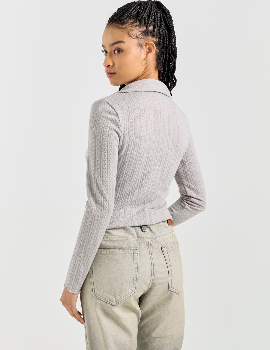 Blusa manga larga para mujer 5
