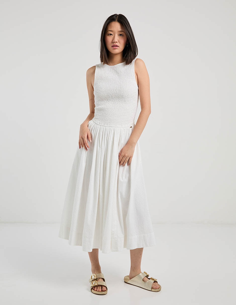 Vestido crop casual para mujer
