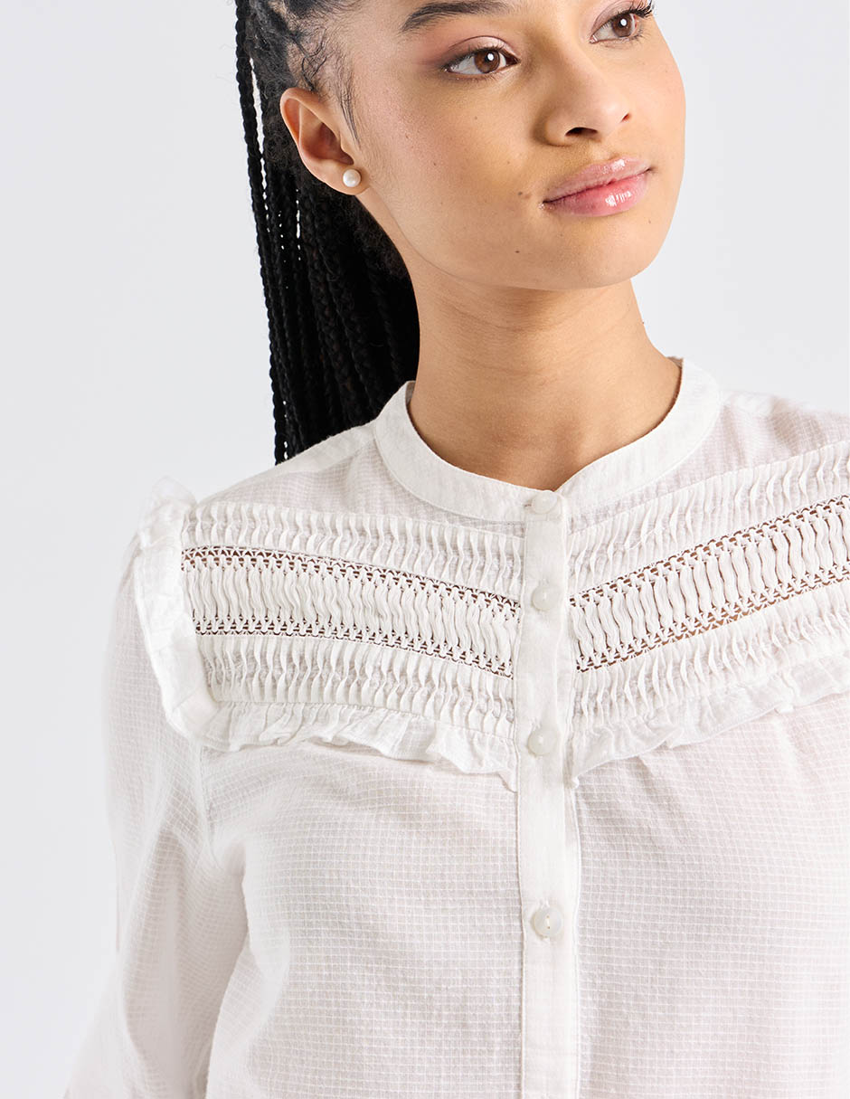 Blusa manga larga para mujer 9