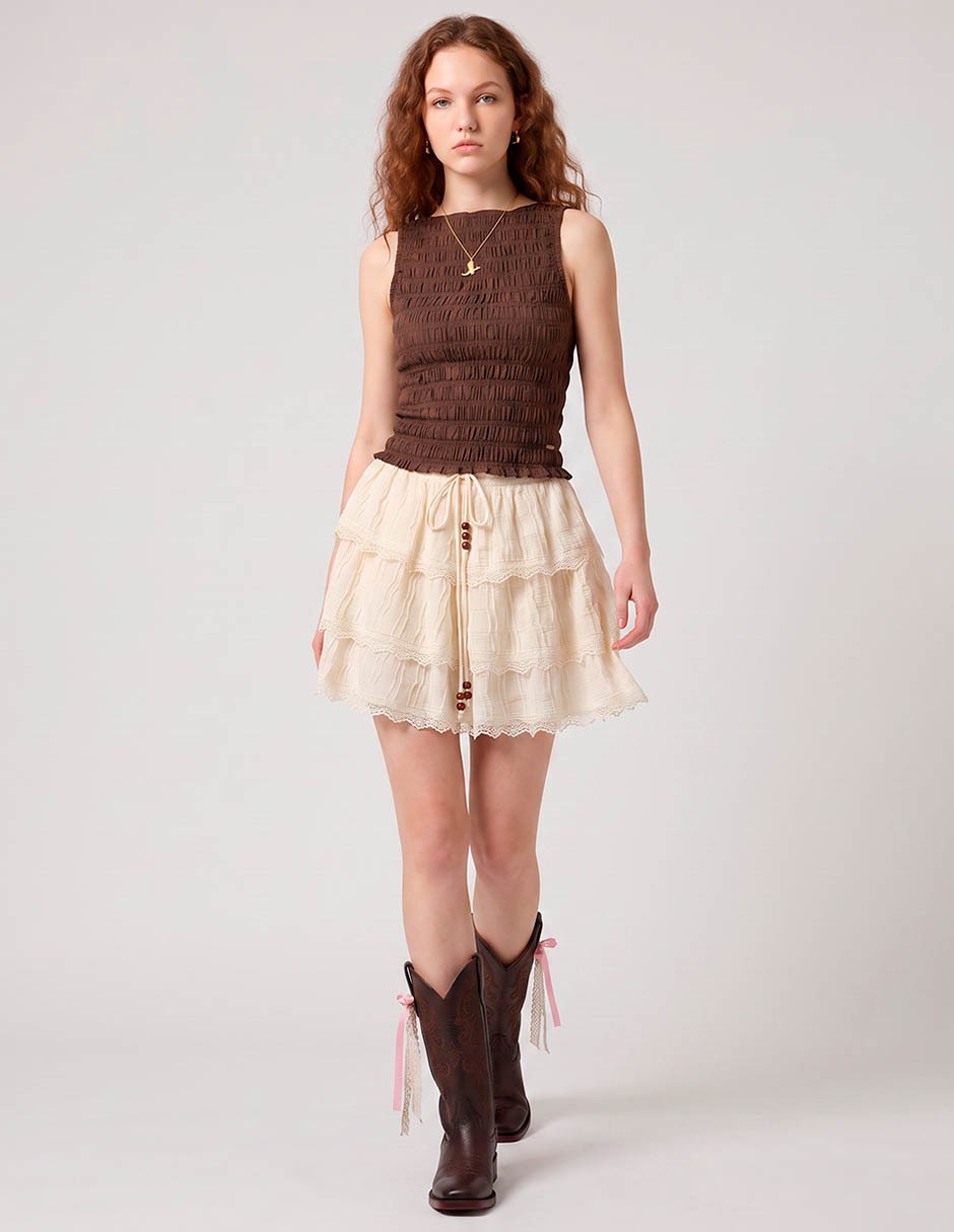 Falda cortathat's it a la cintura 3