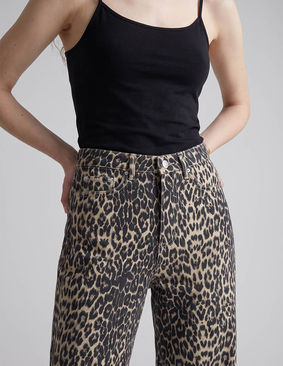 Jeans straight that's it corte cintura para mujer