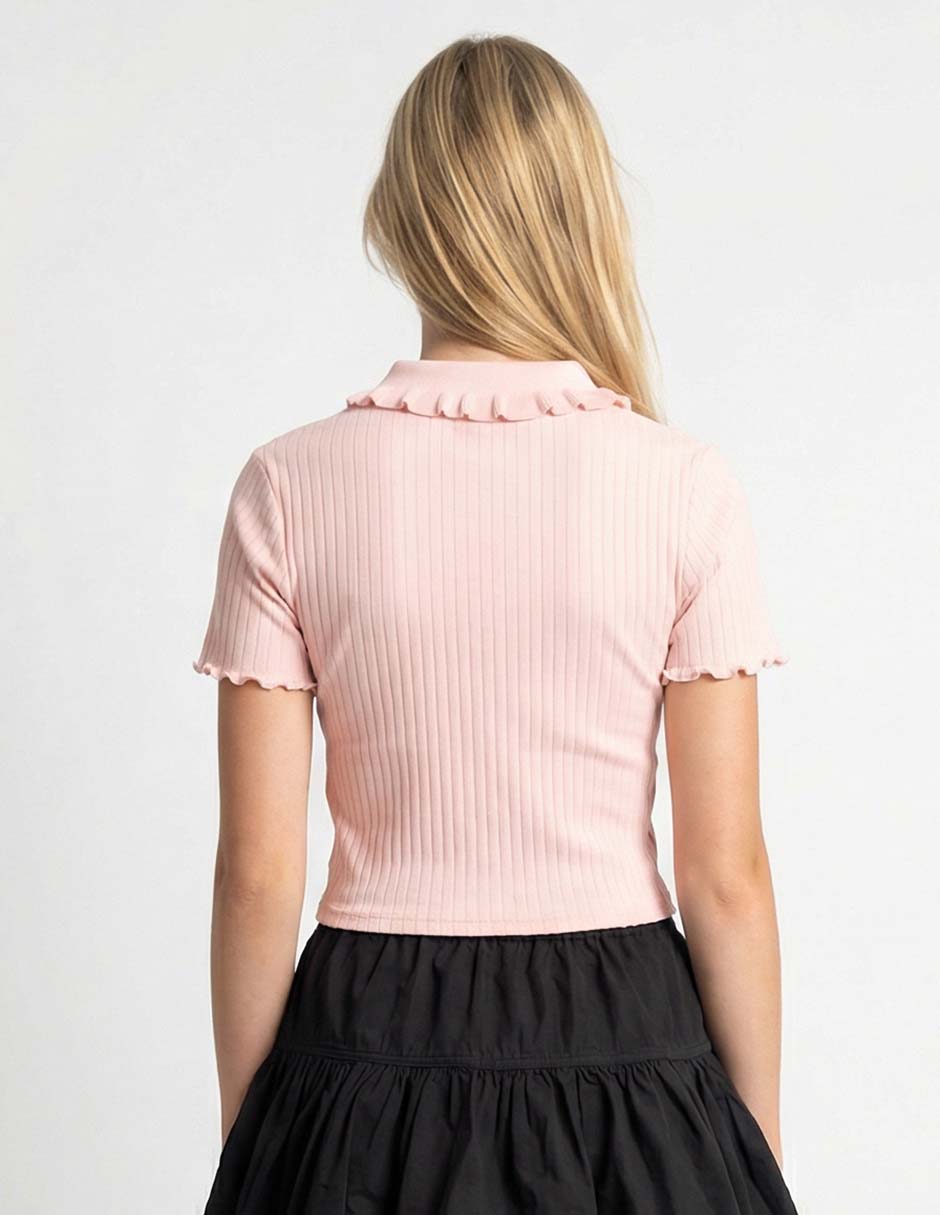 Playera tipo polo para mujer 6