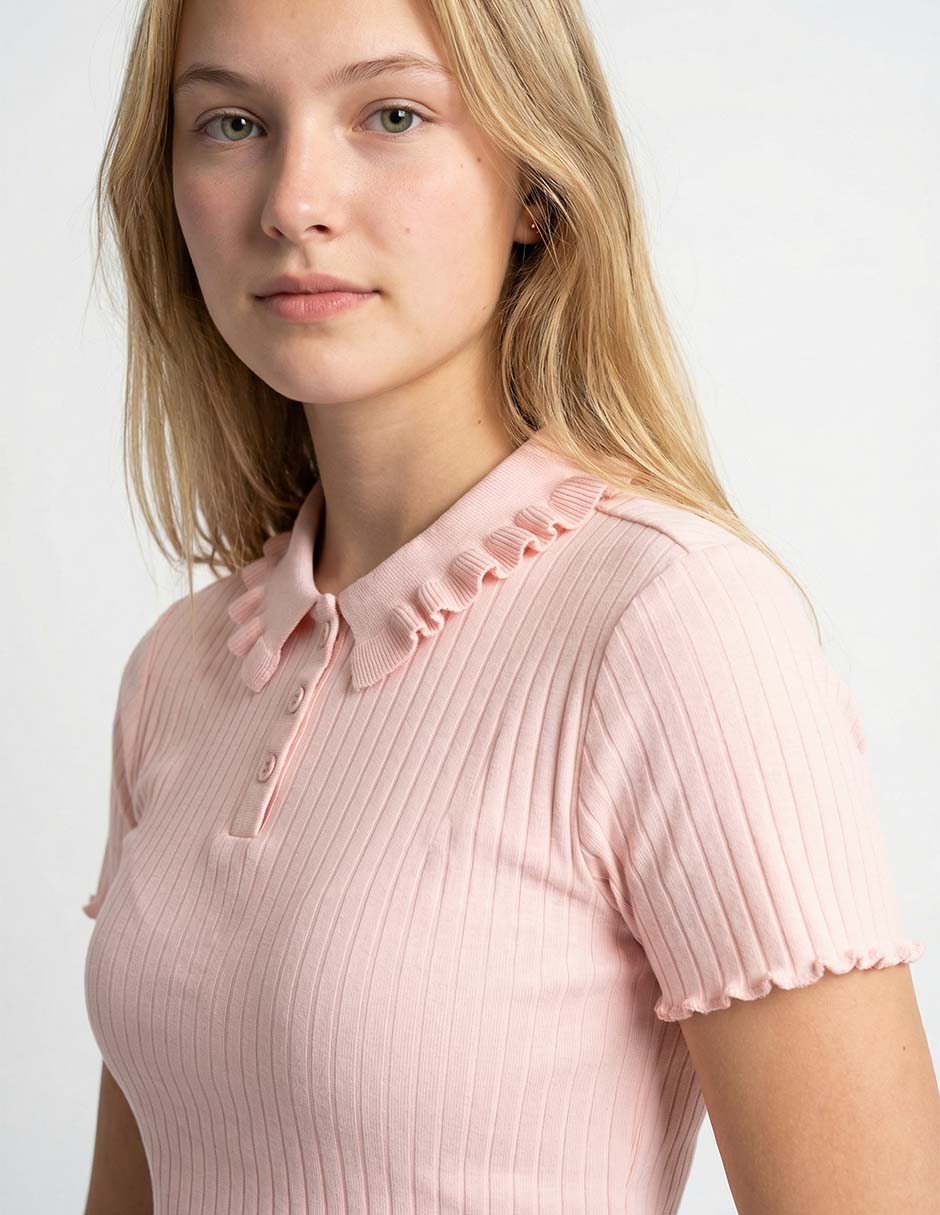 Playera tipo polo para mujer 8