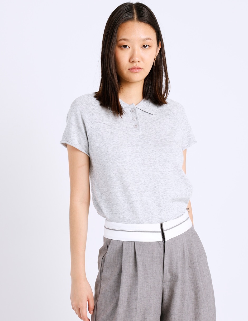 Playera tipo polo para mujer 2