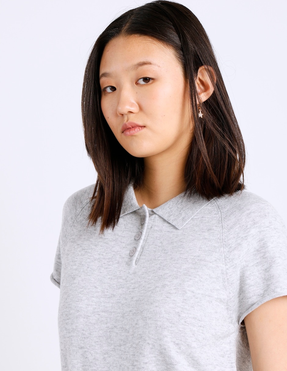 Playera tipo polo para mujer 4
