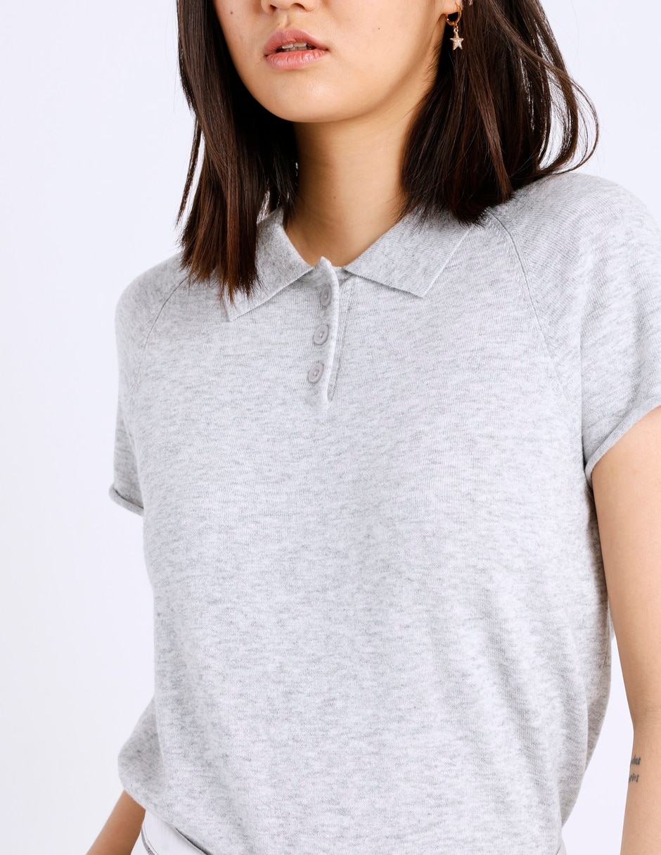 Playera tipo polo para mujer 5