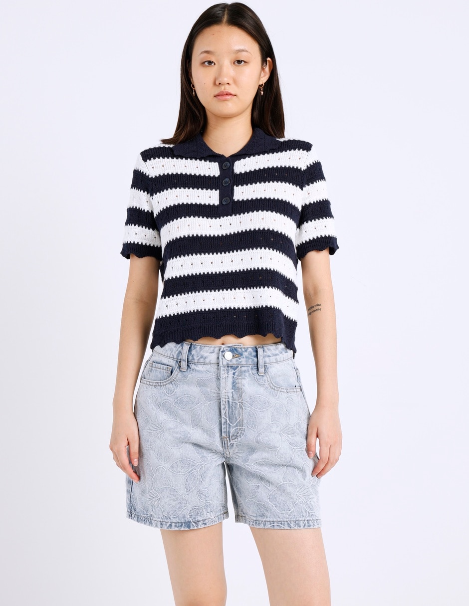 Short de mezclilla para mujer