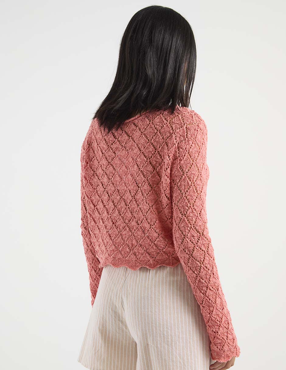 Suéter cuello redondo para mujer 3