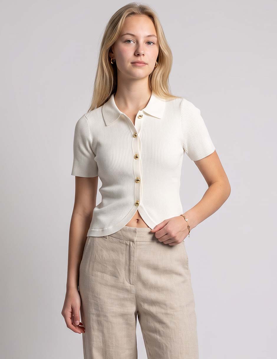 Playera tipo polo para mujer Playera tipo polo para mujer