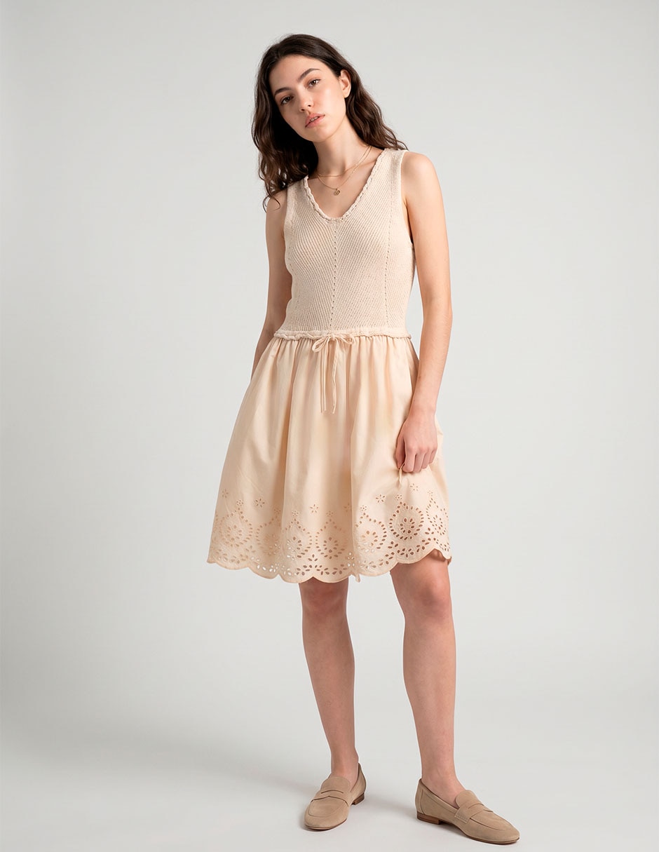 Vestido a la rodilla casual para mujer Vestido a la rodilla casual para mujer