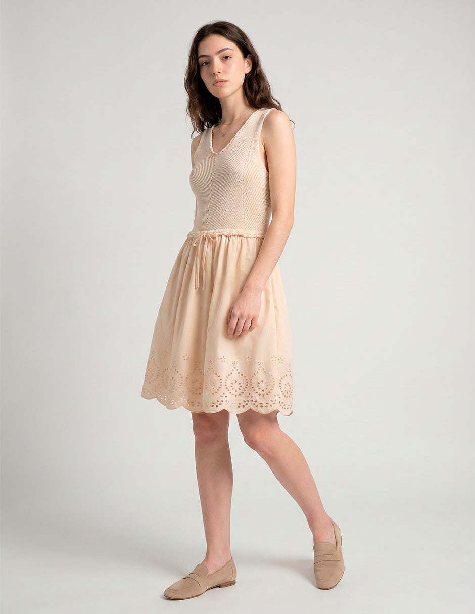 Vestido a la rodilla casual para mujer 3