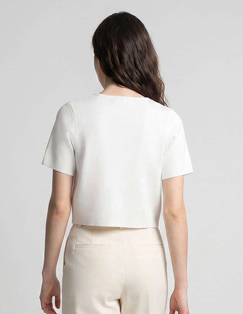 Blusa manga corta para mujer 2