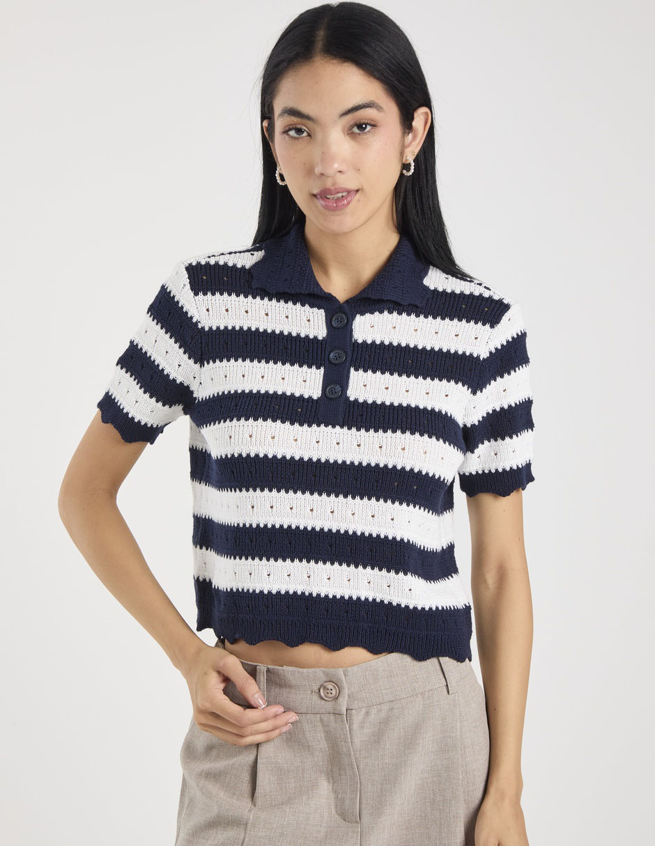 Playera tipo polo That's It para mujer