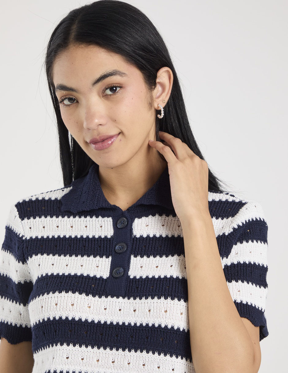 Playera tipo polo That's It para mujer