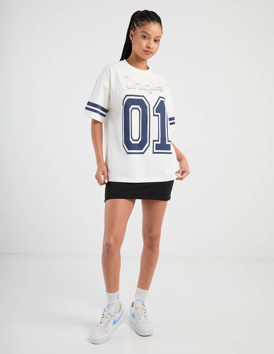 Playera manga corta cuello redondo para mujer 3