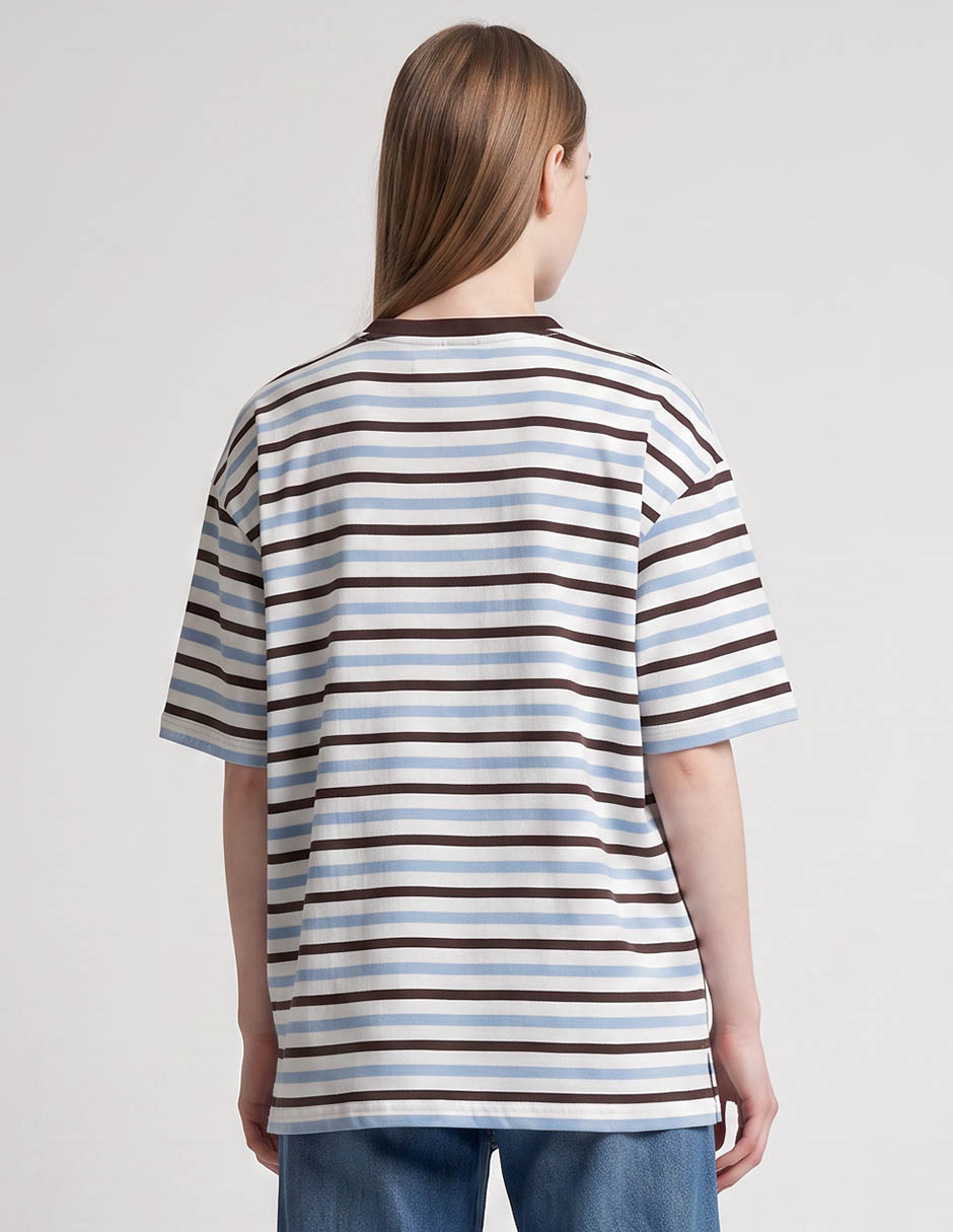 Playera manga corta cuello redondo para mujer 2