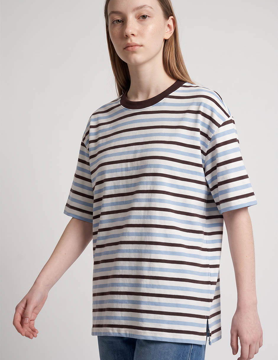 Playera manga corta cuello redondo para mujer 3