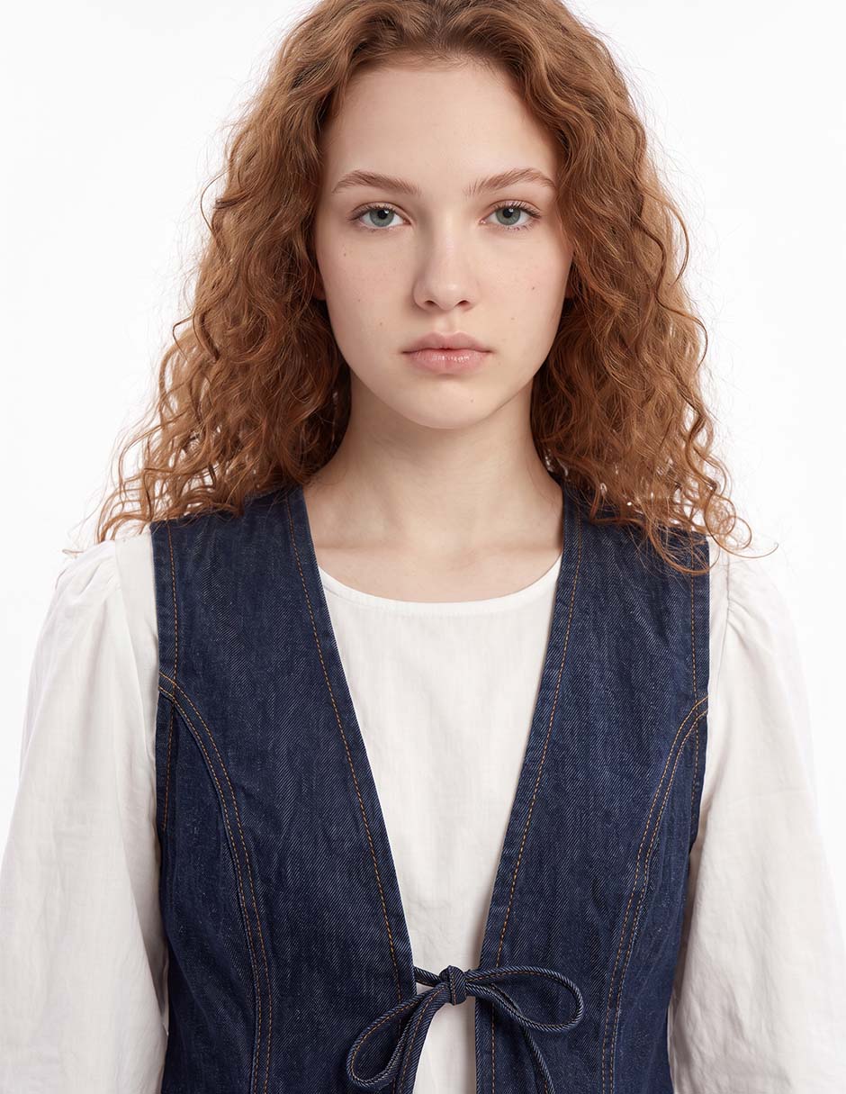 Blusa sin manga para mujer 2