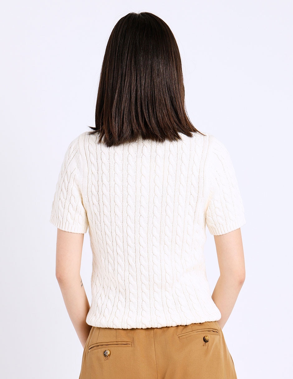 Playera tipo polo para mujer 6
